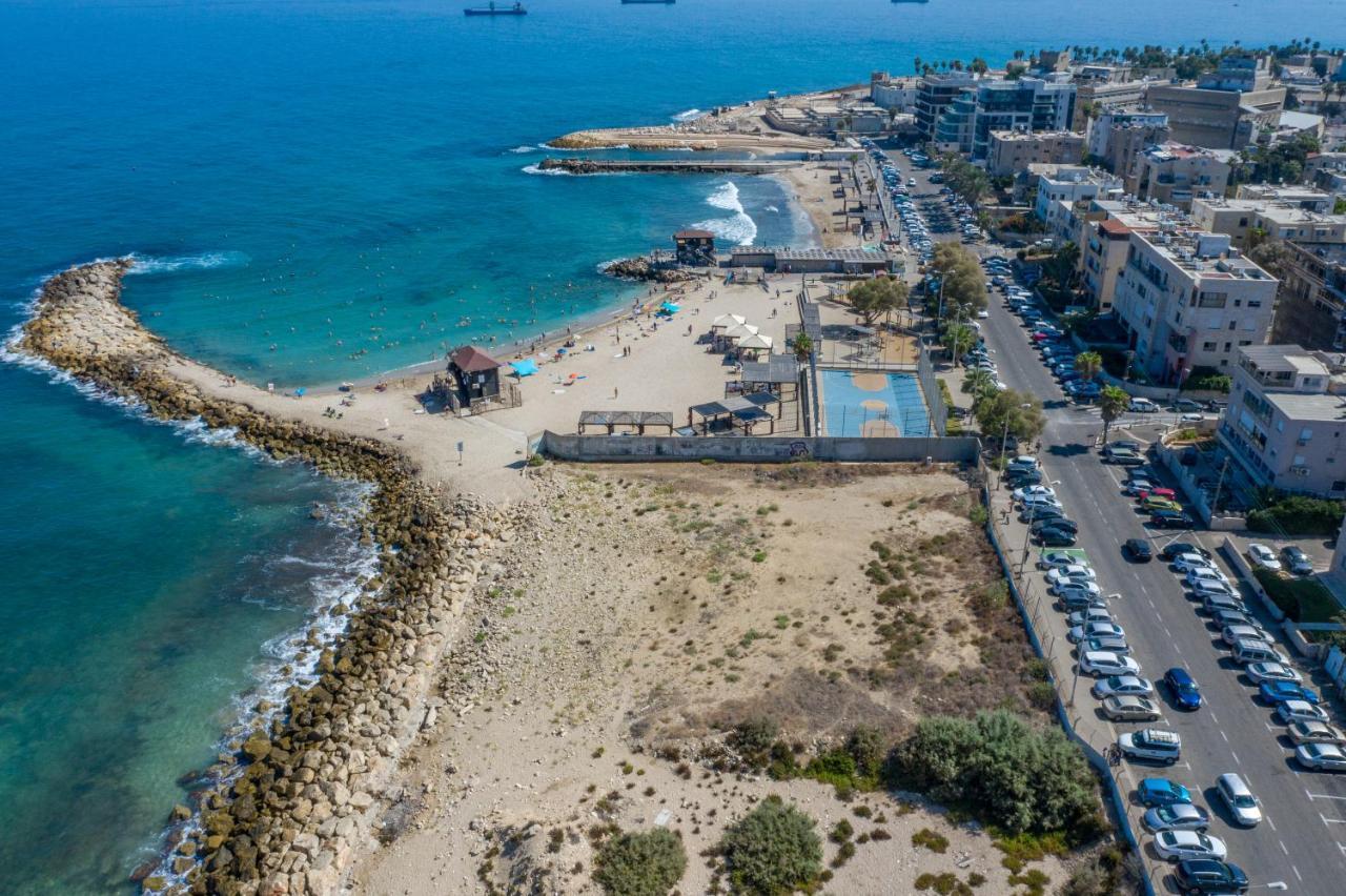Port City Haifa - Luxury Apartments 50 Mtrs From The Beach Eksteriør bilde