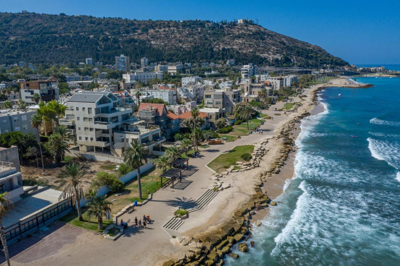 Port City Haifa - Luxury Apartments 50 Mtrs From The Beach Eksteriør bilde
